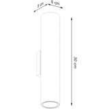  Stenska svetilka LAGOS 2 olivno zelena, (21626752) | Shoptok.si