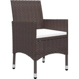  5-dijelni vrtni blagovaonski set smeđi | shoptok.hr