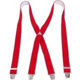 Naramnice v klasični rdeči barvi - 120 cm