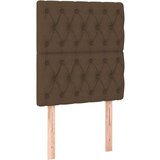 vidaXL Krevet s oprugama i madracem tamnosmeđi 80x200 cm od tkanine | shoptok.hr