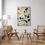  Slika - Terrazzo (1 Part) Vertical 40x60 U prirodnom drvenom okviru | shoptok.hr