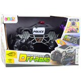 Lean Toys Daljinsko voden policijski terenski avto z lučmi in dimnim učinkom 1:16 | Shoptok.si