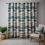 Catherine Lansfield Modre/bež zavese v kompletu 2 ks 168x229 cm Ombre – | Shoptok.si