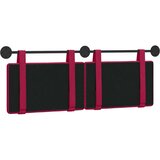  Držeće uzglavlje Zidne Vinska crvena 150 x 55 x 5 cm Baršun - boja crnog vina 140 cm bez LED | shoptok.hr