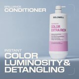 Goldwell Dualsenses Color Extra Rich Brilliance Conditioner balzam za sijočo barvo las 1000 ml | Shoptok.si
