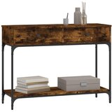  Konzolni stol boja hrasta 100 x 34 5 x 75 cm konstruirano drvo | shoptok.hr
