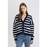 Defacto Oversize Fit V Neck Rib Cardigan Cene