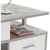 Modern Living Klubska Miza Quattro, Siva, Bela | Shoptok.si