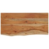  Zidna polica 60x30x3,8 cm pravokutna bagremovo drvo živi rub | shoptok.hr