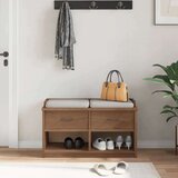 vidaXL klop v preddverju "SANDNES" 87x40x50 cm masivni les bor | Shoptok.si