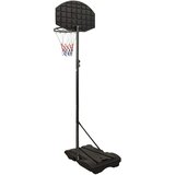 Košarkaški stalak crni 216 - 250 cm od polietilena | shoptok.hr