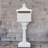  Poštanski sandučić s postoljem u vintage stilu nehrđajući bijeli | shoptok.hr