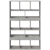 vidaXL Knjižna omara betonsko siva 100x33x156,5 cm inženirski les | Shoptok.si