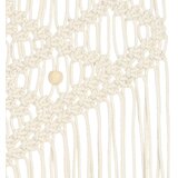  Zidna vješalica s makrameom 40 x 80 cm pamučna | shoptok.hr