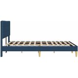  Krevetna konstrukcija s uzglavljem Plava 140 x 190 cm Tkanina | shoptok.hr