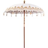  Balineški Parasol Krema 210-220 cm Pamuk solidno drvo | shoptok.hr