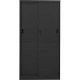  Uredski ormarić s kliznim vratima antracit 90x40x180 cm čelični | Eponuda.ba