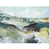 Malerifabrikken Slika z ročno naslikanimi elementi 118x90 cm Green Mountain – Cene