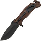 IZMAEL Outdoorov zložljiv nož NI-40957 - Črna/Rjava u