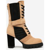 Resti Light brown women's insulated Sehhra post boots | ePonuda.com