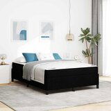 vidaXL Krevet s opruga kutije Crna, Crna 140 x 200 cm | shoptok.hr