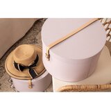 Bigso Svetlo rožnate kartonaste škatle za shranjevanje v kompletu 2 ks s pokrovom/dekorativne ø 37,5x25 cm Rut Restore Paper Laminate – | Shoptok.si