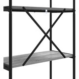 vidaXL Knjižna polica Siva sonoma 80 x 30 x 109 cm Konstruiran les | Shoptok.si