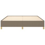  Okvir za krevet s oprugom smeđesivi 180x200 cm od tkanine | Eponuda.com