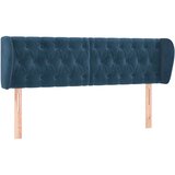 Maison Chic vzglavna omarica - nočna omarica - posteljna omarica z ušesi temno modro 163x23x78/88 cm žamet, (21708979) Cene