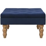 Furnova Stolček mornarsko moder 60x60x36 cm žamet, (21954318) | Shoptok.si