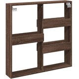  Zidni ormarić smeđa boja hrasta 80x15x80 cm konstruirano drvo | shoptok.hr