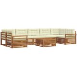  Set vanjskih sofa 8 kom. Prirodna i krem | shoptok.hr
