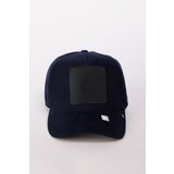 AC&Co / Altınyıldız Classics Men's Navy Blue 100% Cotton Hat with Replaceable Stickers cene