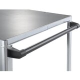 eurokraft pro Montažni voziček, nosilnost 500 kg, 2 nivoja, nakladalna površina 1250 x 800 mm, svetlo modra | Shoptok.si