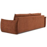 Makamii Sklopiva sofa od šenila boja terakote 230 cm Leila – | shoptok.hr