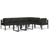 SOFA za jednu osobu s jastucima aluminijska antracit | shoptok.hr