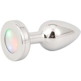 Desirel GlowPlug - svjetleći analni plug - mali (srebrni) | shoptok.hr