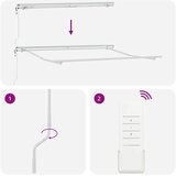 Tenda na automatsko uvlačenje bordo 300 x 250 cm | shoptok.hr