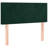  LED uzglavlje tamnozeleno 100x5x78/88 cm baršunasto | shoptok.hr