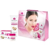 Dermacol Natural Almond Set dnevna krema 50 ml + krema za ruke 100 ml za ženske | shoptok.hr