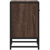  Noćni ormarić boja smeđeg hrasta 40x31x50 cm konstruirano drvo | shoptok.hr