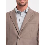 Ombre Men's classic blazer with pillowcase pocket - beige | shoptok.hr