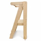 Ginger Home Montessori kula sklopiva pomoćna stolica za kuhinju, learning tower od masivnog drva, 51x47x91,5 cm | shoptok.hr