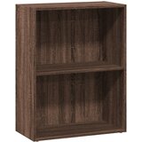 Maison Chic Knjižna omara - Knjižni regal rjavi hrast 60x30x77 cm inženirski les, (21726239) | Shoptok.si