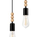  Luster na sajli SIMON 3xE27/60W/230V crne boje | Eponuda.com