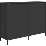  Komoda crna 135x39x103,5 cm hladno valjani čelik | Eponuda.com