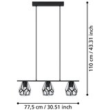 Eglo 43644 - led luster na sajli mardyke 3xE27/40W/230V | Eponuda.com