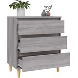 vidaXL Komoda siva sonoma 60x35x70 cm inženirski les | Shoptok.si