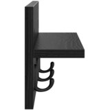  Vješalica za kapute na zidu Zidne Crni hrast 40 x 10,5 x 18 cm | shoptok.hr