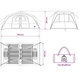  Obiteljski šator Plava 533 x 312 x 230 cm - Plava | shoptok.hr